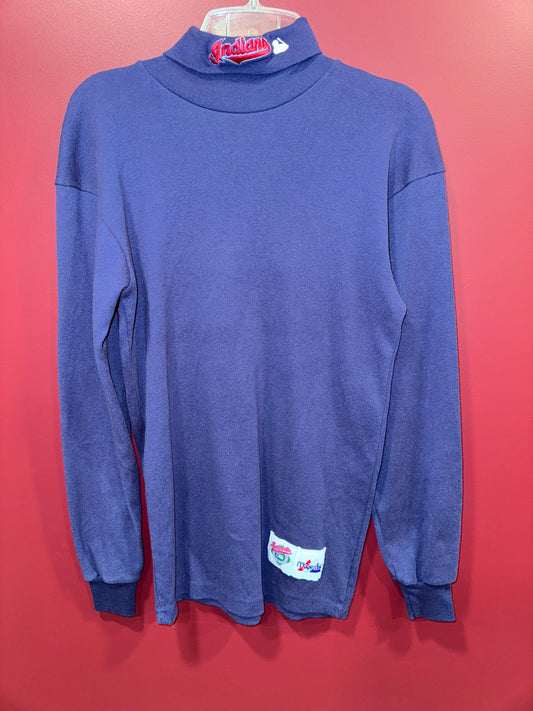 Vtg Majestic Cleveland Indians Turtle Neck (Medium)