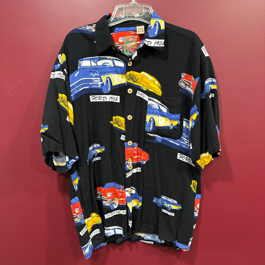 Vintage Next Originals Classic Car Button Up (Medium)