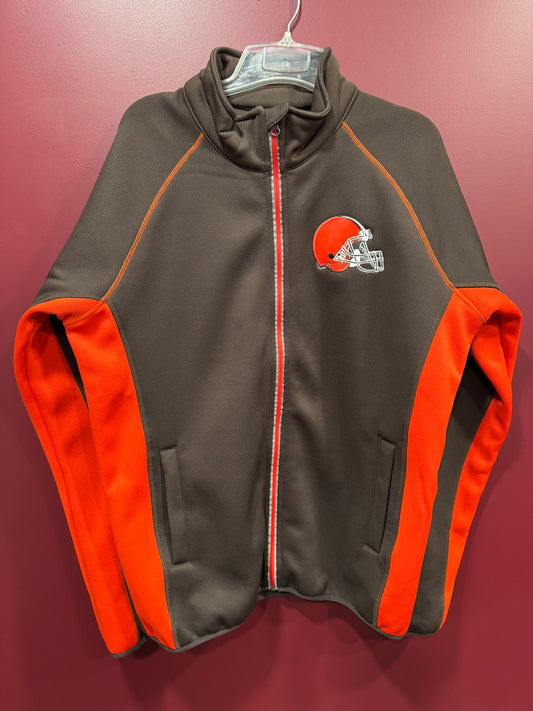 Cleveland Browns Zip Up Jacket Size (Medium)